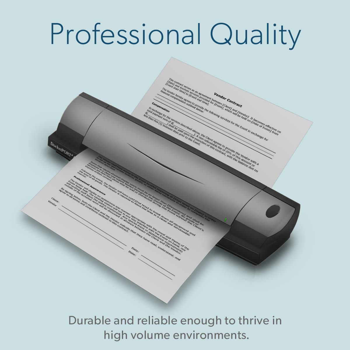 DocketPORT 488 Duplex Document Scanner (DP488)
