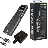 EdisonBright Nitecore EDC27 3000 Lumen USB