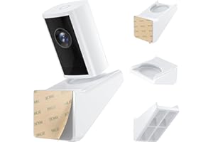 Window Mount for Ring Indoor Cam Plus (New Model), No Drill 20° Tilt Adjustable Mount Bracket with Strong Adhesive for Easy I