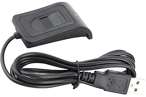 Sonew Fingerprint Reader for PC Secure USB Fingerprint Scanner with 360 Degree Recognition, Multi User Support, Compact Desig