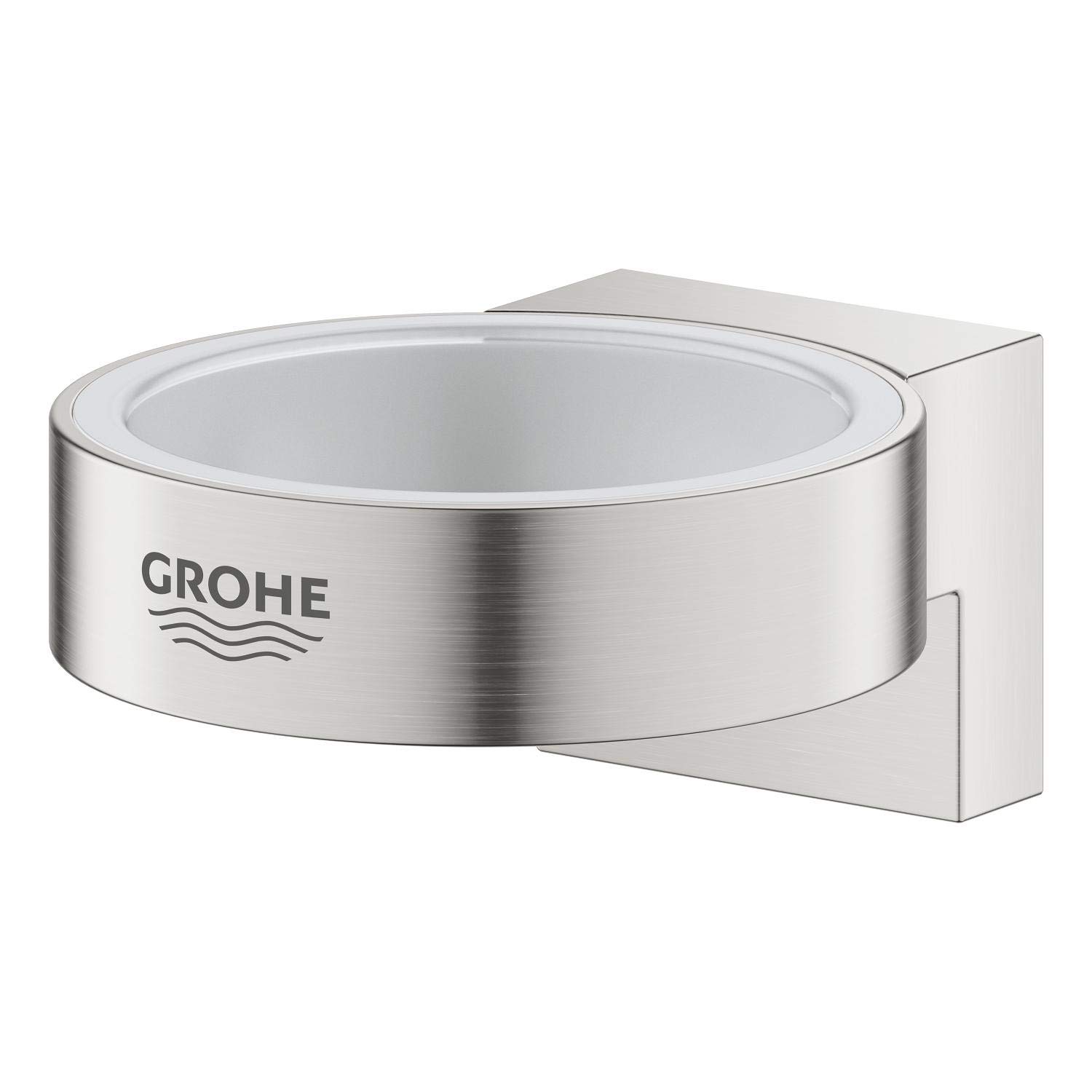 GROHE Selection Glass/Soap Dish Holder Supersteel 41027DC0