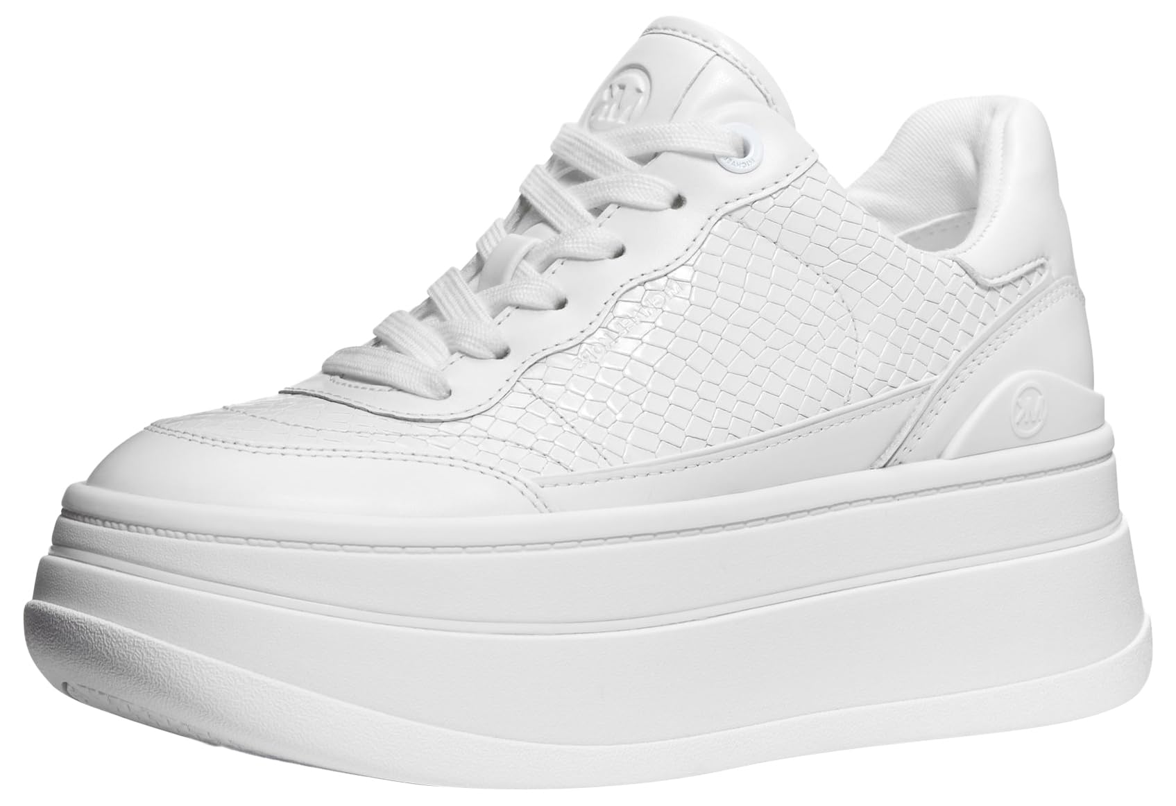 Photo 1 of Michael Kors Women's Hayes Lace Up Sneaker, Optic White, 9