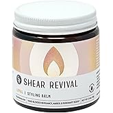 Shear Revival Loyal Styling Balm Pomade for Men & Women - Light Hold, Natural Finish for All Hair Types, 99% Natural Ingredients, Bergamot, Amber & Rosemary Scent, Travel Friendly 3.4oz