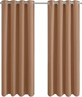 Aspire Homeware Blackout Curtains 66x90 Beigegrey Thermal Eyelet Two Panel