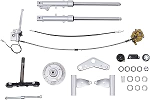 WBGANG Front Forks Shock Absorber Assembly with Brake Caliper Disc For Honda Z50 Monkey Bike Z50 Motorcycle Brake Caliper Disc Assembly & Motorcycle in Automotive