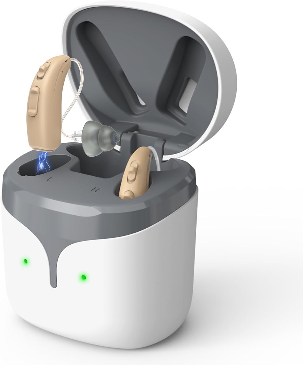 TKING Rechargeable RIE Receiver In Ear Sound Amplifier for TV Music