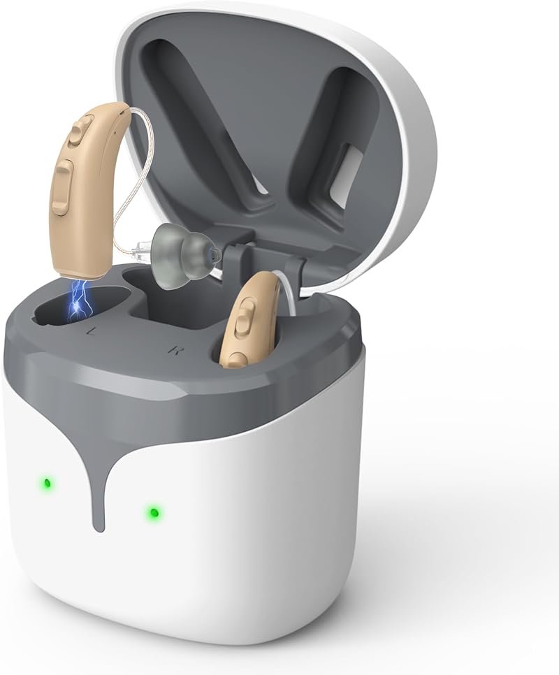 TKING Rechargeable RIE Receiver In Ear Sound Amplifier for TV Music