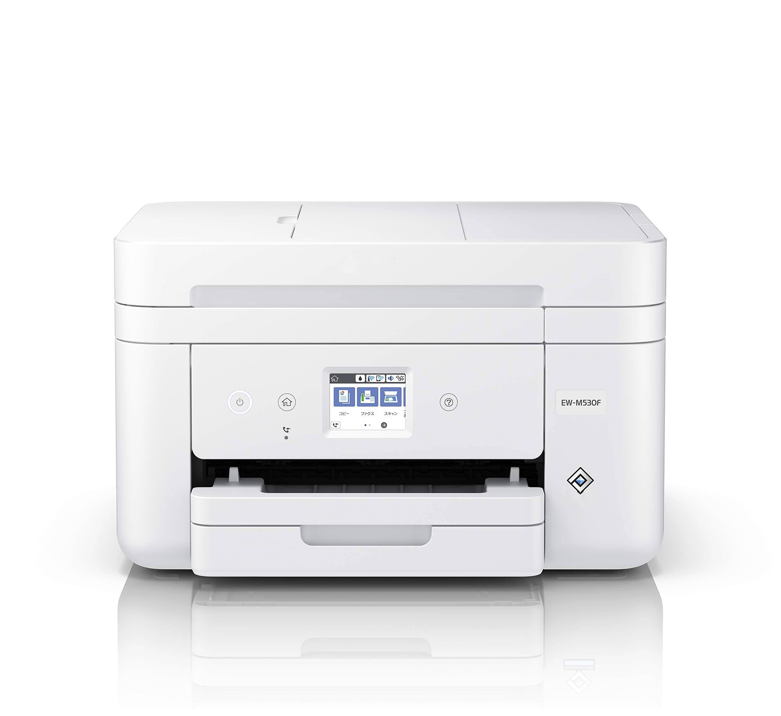 プリンター A4インクジェット複合機 EW-M530F ADF搭載 Wi-Fi 有線LAN 自動両面 FAX 4色 独立型 前面給紙商品画像