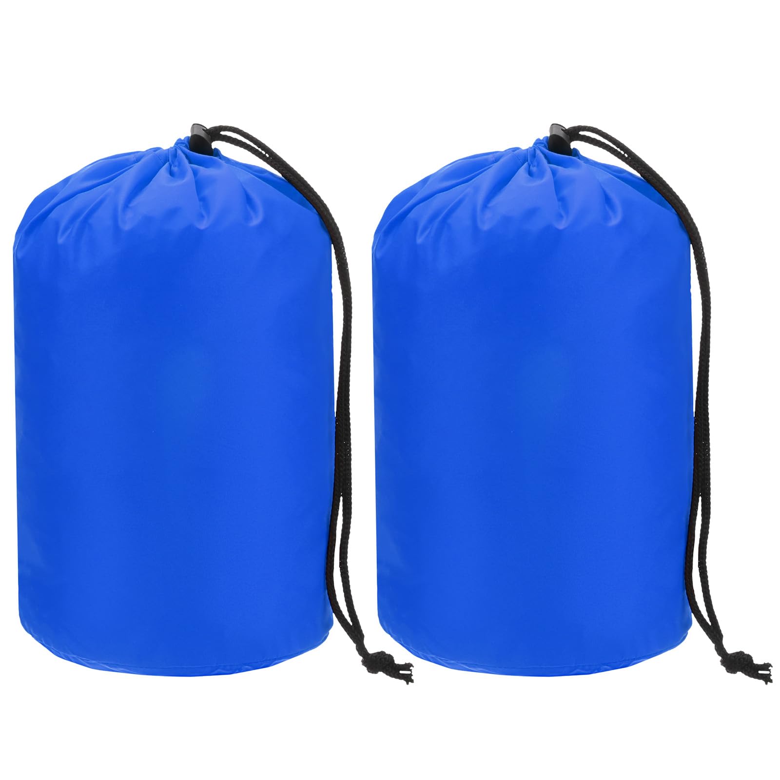 Photo 1 of TIXIPEM Stuff Sack [2PCS] - Waterproof Outdoor Storage Sacks Use for Backpacking & Traveling & Hiking - [Sapphire Blue-5 x 10 in/ 13 x 25 CM] Ultralight Drawstring Bags
