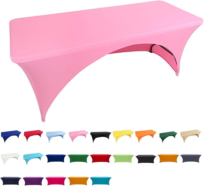 Spandex Fitted Stretch Tablecloth Rectangular Polyester