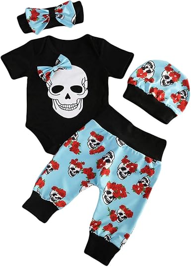 skull baby clothes