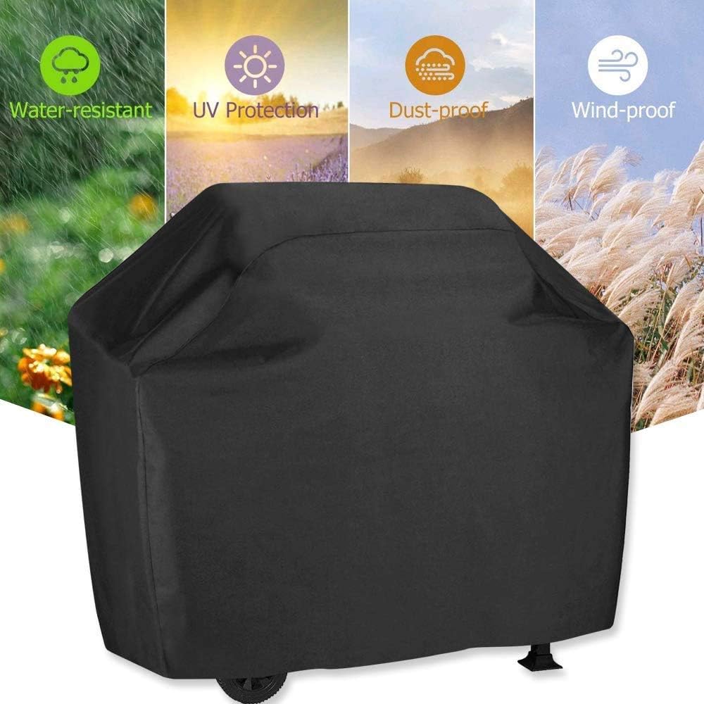 Grill Cover, 58 inch BBQ Gas Grill Cover Waterproof Weather Resistant, UV and Fade Resistant, UV Resistant Materia for Weber Char-Broil Nexgrill Grills and More, VIBOOS : Garden & Outdoor