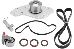 ATRACYPART Engine Timing Belt Kit with Water Pump, Compatible with 05-11 3.5L/4.0L Avenger Challenger Charger Journey Magnum Nitro Chrysler 300 Pacifica Sebring Town Country & Routan, Replace# TCKWP295B