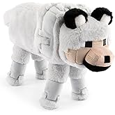 Jay Franco Minecraft Plush Pillow Buddy - Soft Plushie Stuffed Pillow, 19 Inches, Gray - Wolf