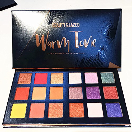 Beauty glazed 18 warm colors eye shadow palette waterproof durabl…