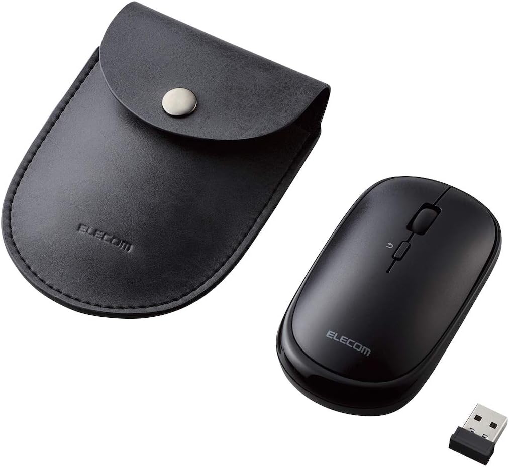 ELECOM Wireless Mouse 2.4GHz Slim Model & Silent Click 4 button with ...