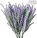 Leyaron 6 Bundles Artificial Lavender Bouquet Fake Lavender Bunch Purple Lavender Flowers Artificial Plant for Wedding, Home Decor, Office, Garden, Patio Decoration