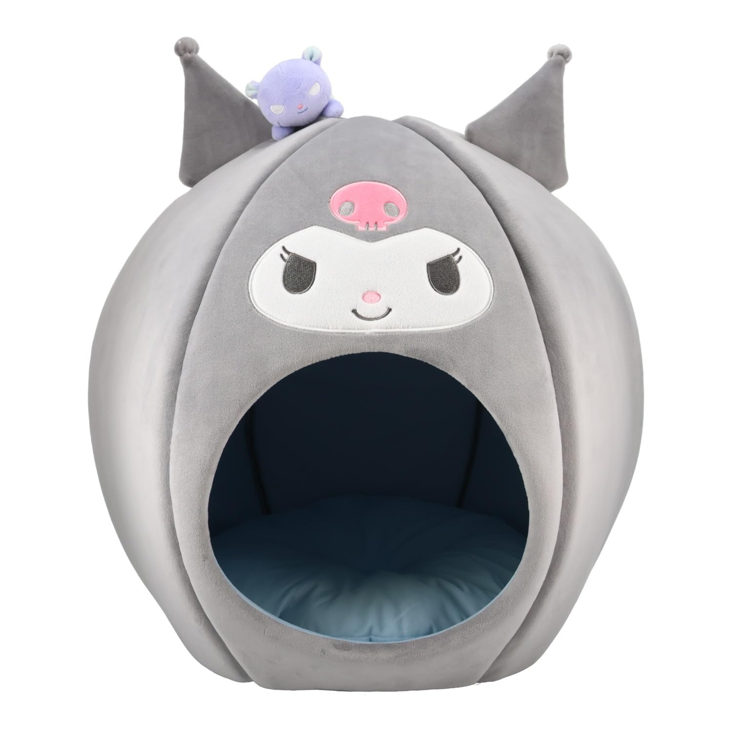 サンリオ ドーム型 ペットハウス サンリオキャラクターズ 取って遊べるおもちゃ付き 小型犬 猫 ハウス 室内 ネコ 犬 shobido 粧美堂 (クロミ)商品画像