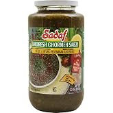 Sadaf Khoresh Ghormeh Sabzi - Ready to eat Khoresh sabzi with spices, herbs and beans - Persian food in a jar - Iranian food Qormeh sabzi mix - Herb &amp; Bean Stew in Jar- 32 oz.