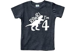 rawr im 4 Year Old boy Shirt Roar 4th Birthday Shirt boy Four Dinosaur Tshirt