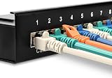 kwmobile 8 Port RJ45 Cat6 Shielded Patch Panel Network Splitter STP Ground Wire view 6