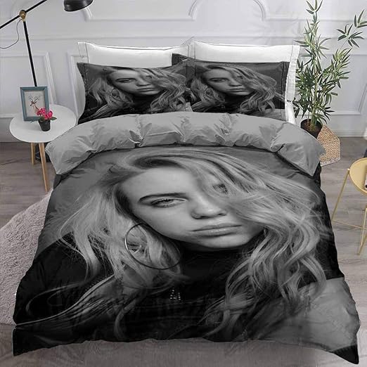 Bedding Sets Home & Garden Billie Eilish Bedding Set Duvet Cover and