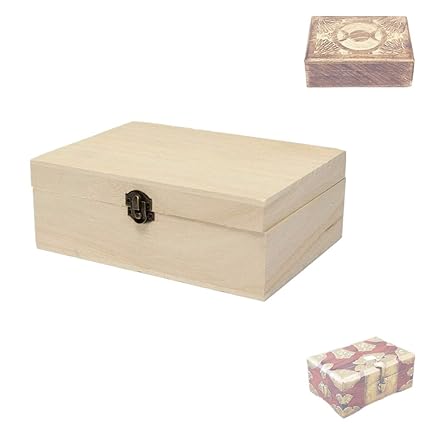 Wood Craft Boxes For Art Tool And Brush Storage Looneng Wooden Box