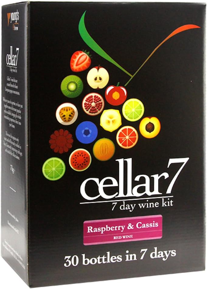 Cellar7 - 30 Bottle Wine Kit - Raspberry And Cassis