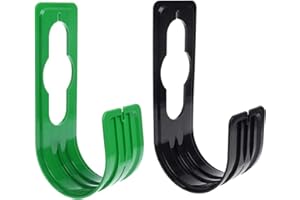 Bavokon 2 Pcs Garden Hose Holder, ABS Plastic, Rust Resistant, Wall Mount, 110 Pounds Capacity, Garden Hoses, Faucets, Wires,