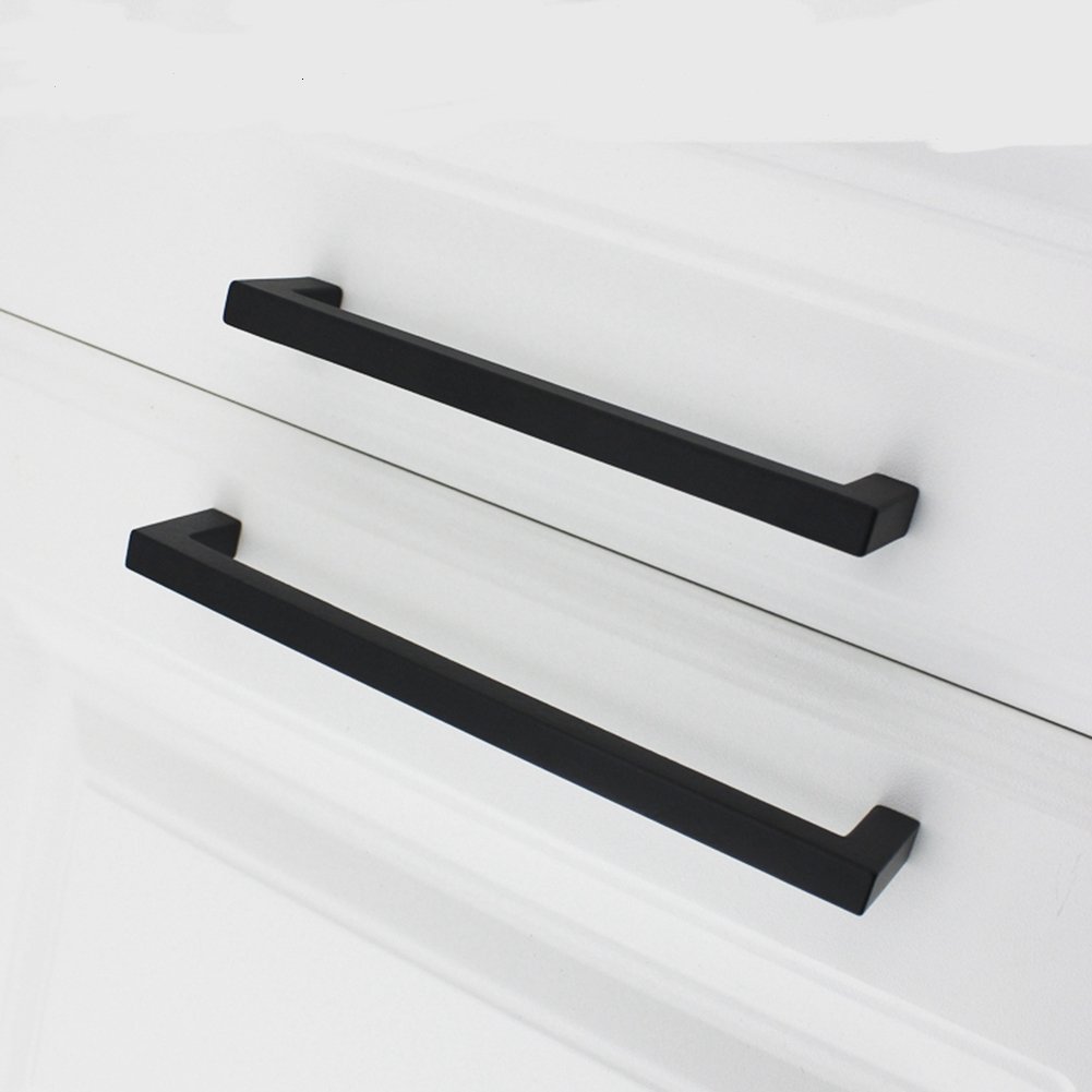 5 Stü ck Schwarz Mö belgriff Edelstahl Stangengriff Relinggriffe