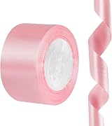 tenn well Pink Satin Ribbon 50mm x 22m Gift Wrapping Crafting view 2