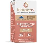 Electrolytes Powder - 3X Electrolytes, Zero Sugar with Vitamin C, B3, B6, Electrolytes Powder Packets for Hydration, Recovery & Immunity, Vegan & Gluten Free | Peach - 12 Packets