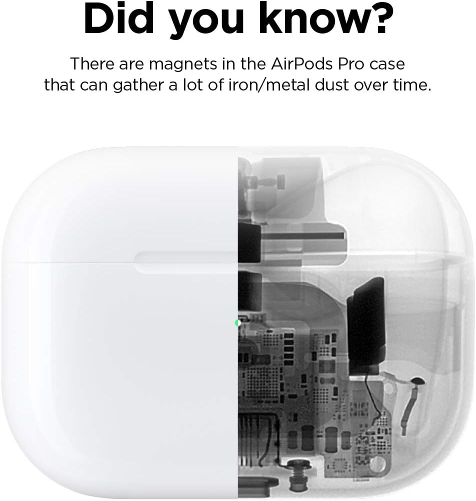 elago Dust Guard Compatible with AirPods Pro, AirPods Pro 2nd Generation, Dust-Proof Film, Ultra Slim, Luxurious Looking - Image 3