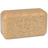Pre de Provence Artisanal French Moisturizing Soap Bar, Shea Butter Enriched, Quad Milled for Long Lasting Rich Smooth Lather, 5.3 Ounce, Honey Almond