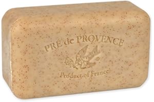 Pre de Provence Artisanal French Moisturizing Soap Bar, Shea Butter Enriched, Quad Milled for Long Lasting Rich Smooth Lather, 5.3 Ounce, Honey Almond