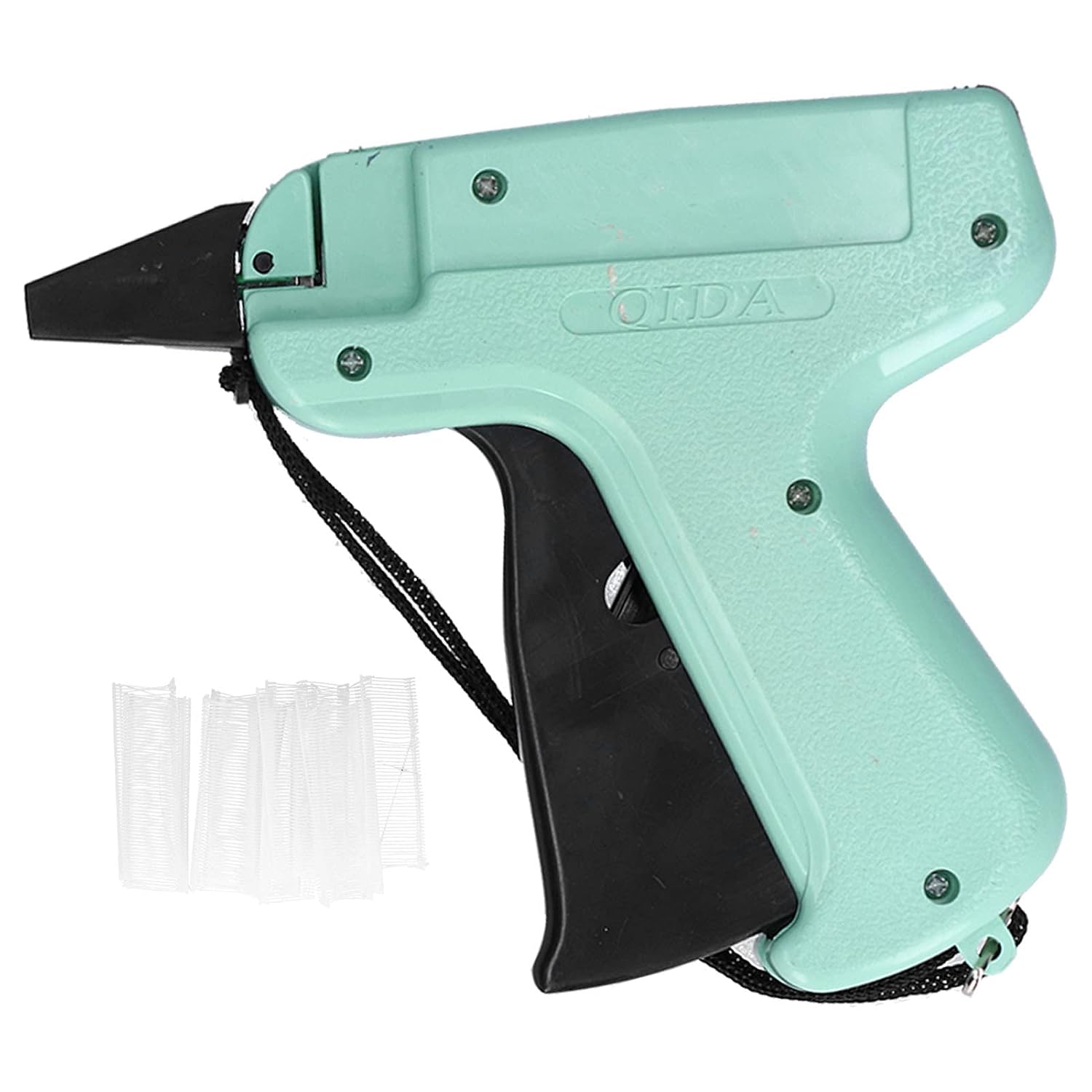 Tag Attacher Gun, DIY Green Handheld Ergonomic Tag Labeler Manual Labor