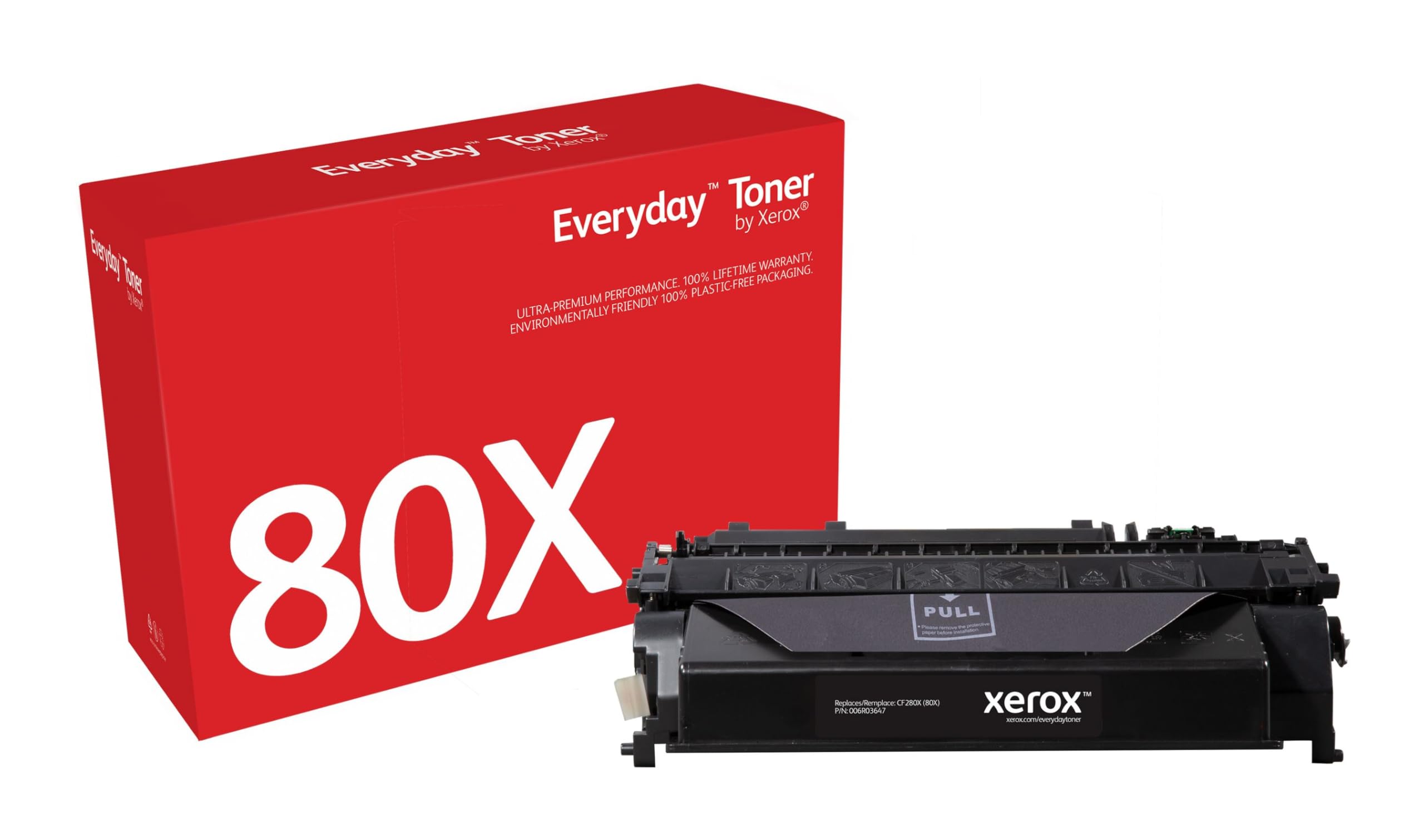 Everyday by Xerox Compatible HP 80X CF280X Black Toner, High Capacity
