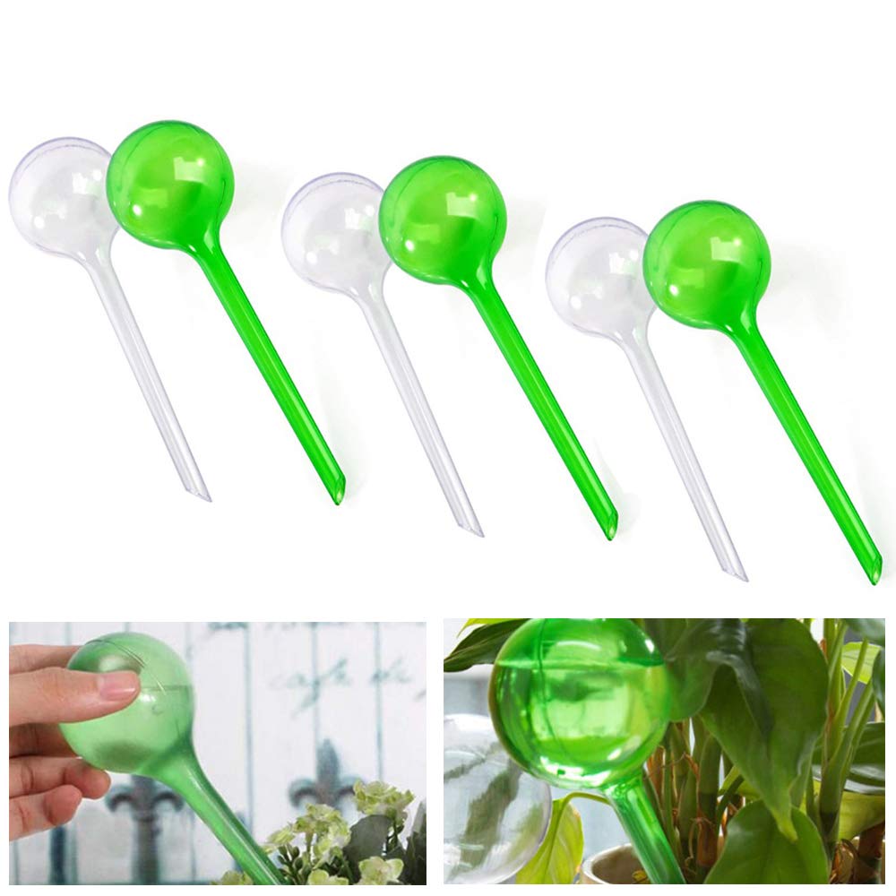 Lhbfcy Plastic Automatic Watering Globes Outdoor Indoor Garden Irrigation Balls Automatic Watering Balls Automatic Watering Imitation Self-Watering Flower Plant For Potted Plants For Garden Plants