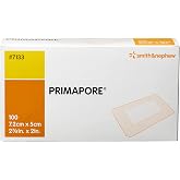 Smith &amp; Nephew Primapore White Polyester Nonwoven Island Dressing Sterile 2 x 3" 100 per Box