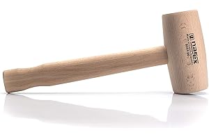 Narex Beech Wood Carving Mallet, 11 oz (300g), 12 inches, Unfinished European Beech