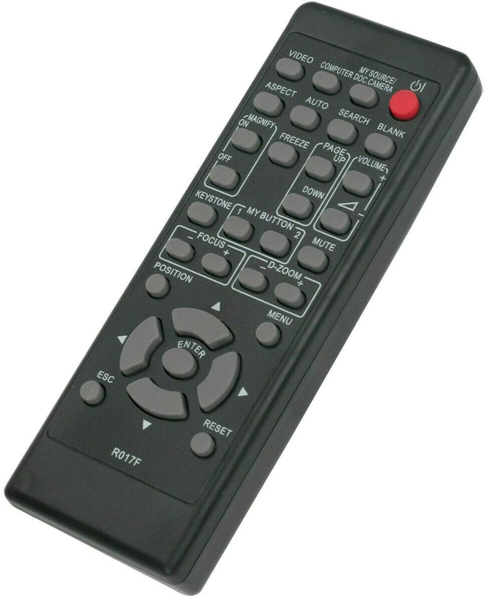 VINABTY R017F Replace Remote Control for Hitachi Projector HCP-320X HCP-3250X HCP-2700X 320X 3230X 3250X 3580X 3560X N4010X Q282 Q311 HCP-3050X/3250X/2700X/2720X/2600X HCP-U25E HCP-U25S HCP-U26W - Image 3