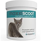 maxxipaws maxxiscoot Anal Gland & Digestive Health Support for Cats - Powder Supplement, 3.2oz