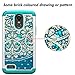 LG Stylo 3 Case, LG Stylo 3 Plus Case, MagicSky [Shock Absorption] Studded Rhinestone Bling Hybrid Dual Layer Armor Defender Protective Case Cover for LG Stylo 3 / LG Stylo 3 Plus 2017 (Flower2)