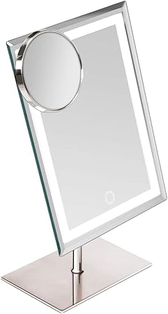 free standing dressing table mirror with lights