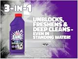 Cillit Bang 3-in-1 Power Cleaner Odour Stop Drain Unblocker Gel 3 x 500ml view 3