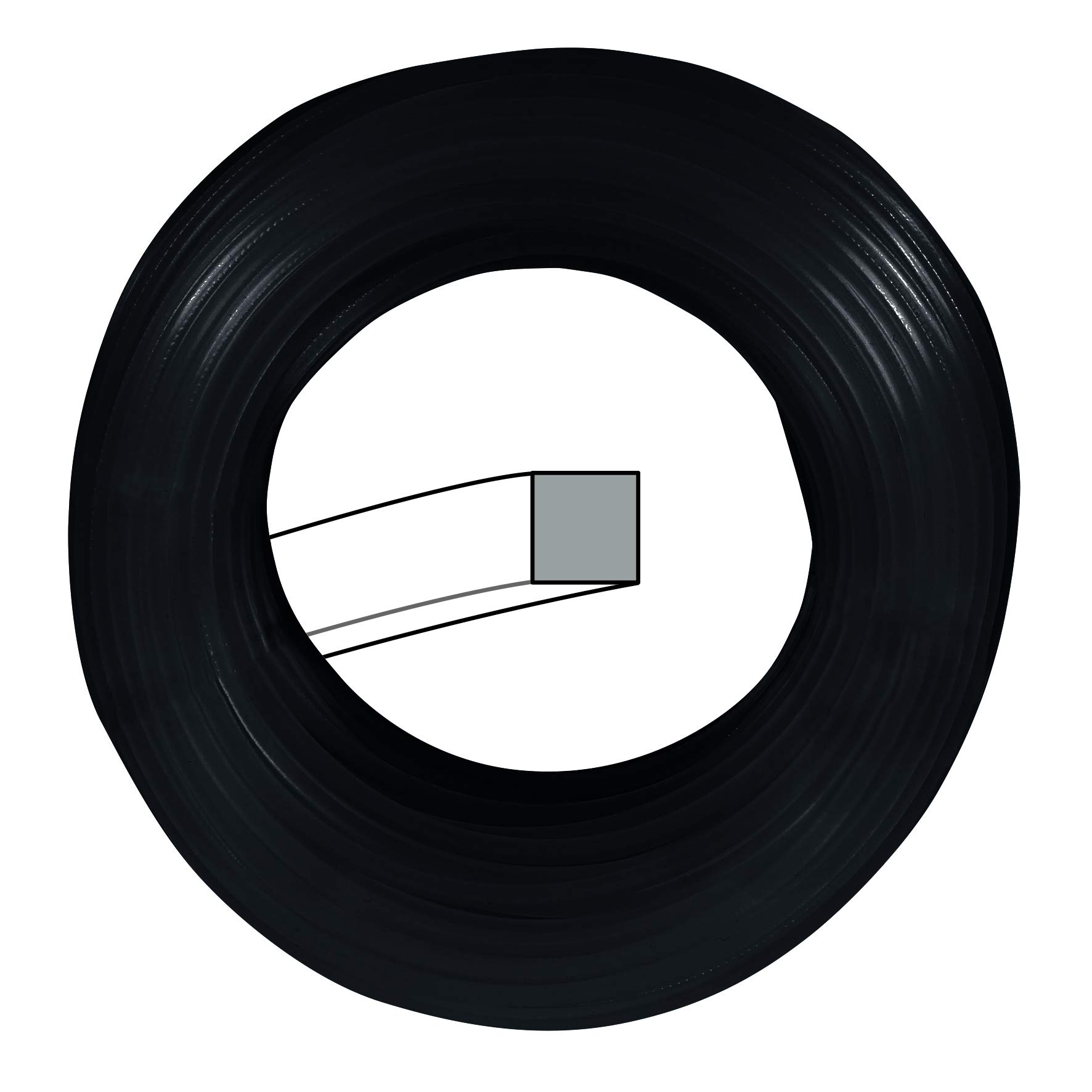 Original Einhell Super Cut Line 2.4 Replacement Line for Trimmers and Scythes (Square Trimmer Line, 2.4 mm Thickness, 15 m Length, Sharp Edges for Optimal Cutting Pattern)