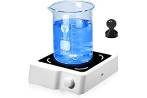 BAITUSS Magnetic Stirrer w/Stir Bar Retriever, 2000RPM Magnetic Stir Plate, 70fl.oz Magnetic Mixer w/Stir Bar, Lab Stirrer w/USB Adapter (NO Heating)