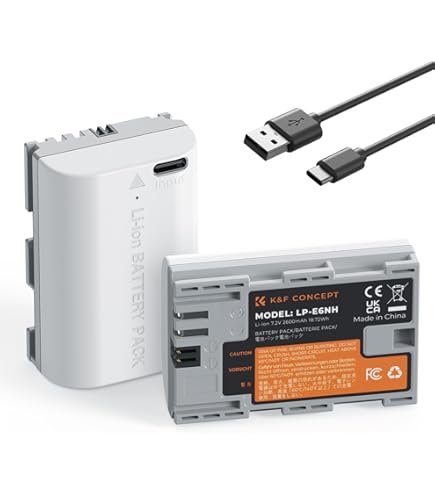 Amazon.com : Battery Pack for Canon EOS 7D, 7D Mark II, 7D MK II