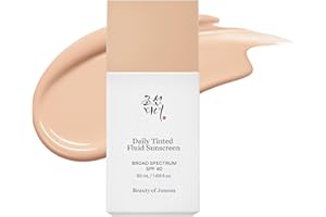 Beauty of Joseon Daily Tinted Fluid Sunscreen 12 Shades for Face Moisturizing Broad Spectrum SPF 40 Korean Skincare 50ml, 1.69 fl.oz #LP100