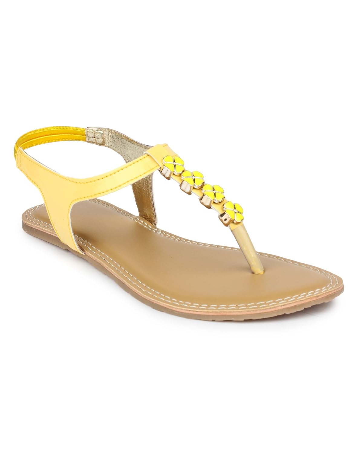 yellow sandals for women